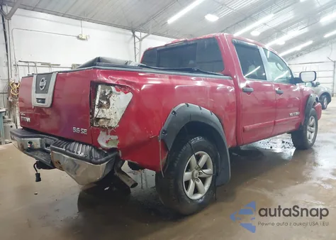 2008 Nissan Titan Le/Pro-4X/Se/Xe из США, поврежденный, VIN 1N6AA07C58N361253